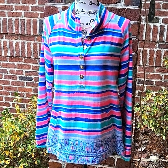 Lilly Pulitzer Sweaters - Lilly Pulitzer 1/2 Button-up Popover